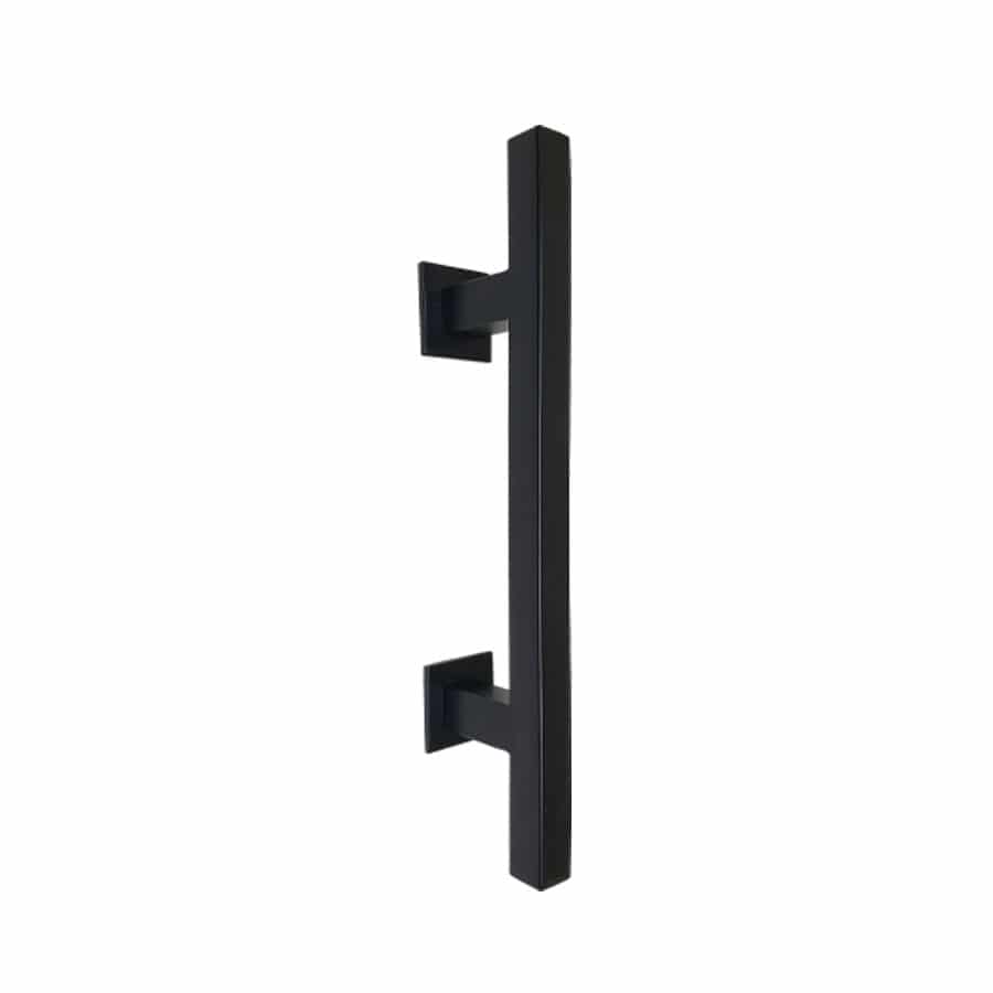 Poignée de porte de grange coulissante et affleurante - Carrée