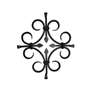 Speakeasy Grille Hand Forged,  Iron, Size: 14"x12"x 2" Ornamental Design 112