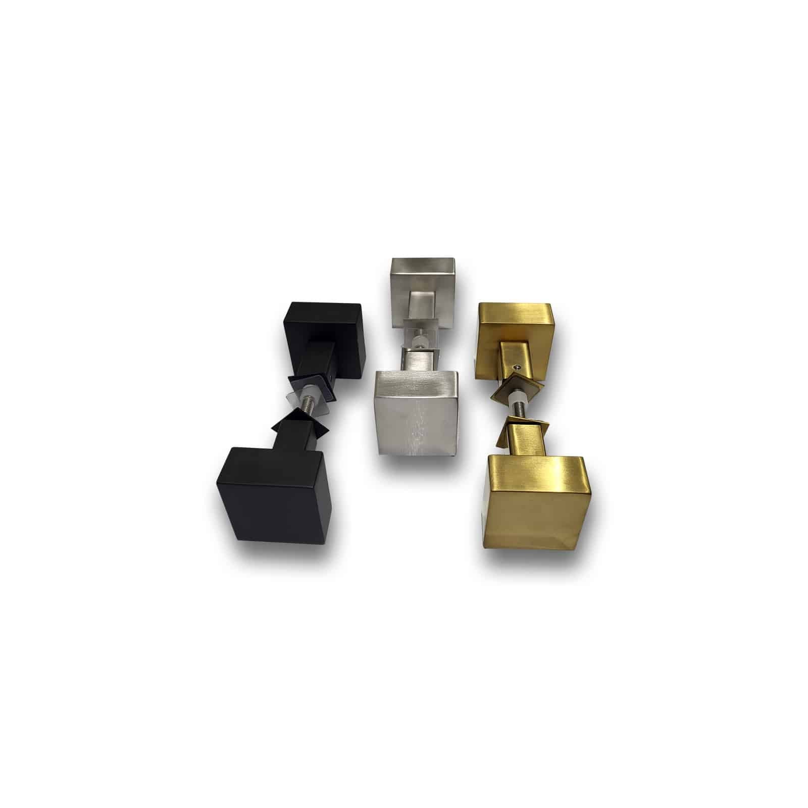 Door Knob Square 2” Stainless Steel, 304 Grade Wooden and Fiberglass Doors