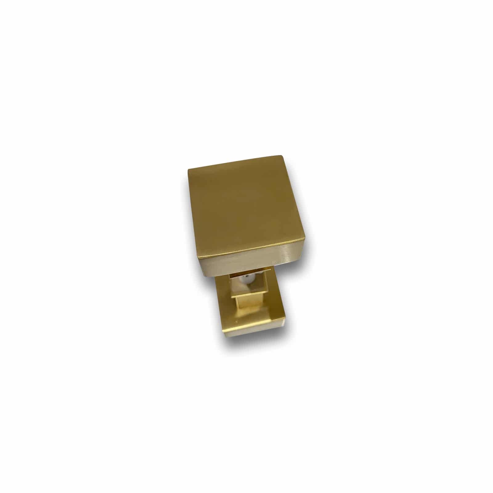 Door Knob Square 2” Stainless Steel, 304 Grade Wooden and Fiberglass Doors