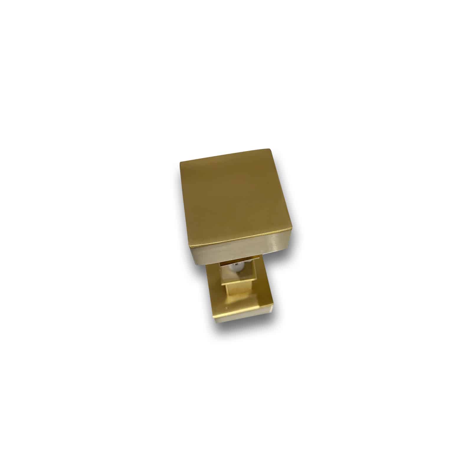 Door Knob Square 2” Stainless Steel, 304 Grade – Shower / Glass Door