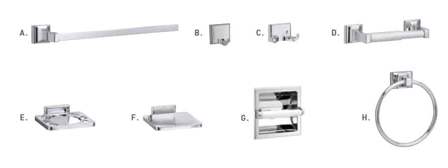 Porte-serviettes Taymor Sunglow en chrome poli