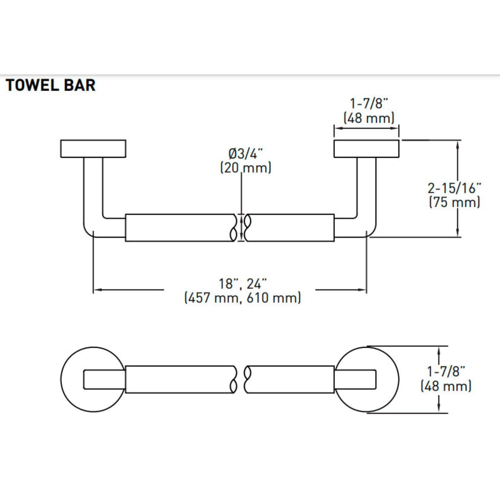 taymor bitter suite towel bar