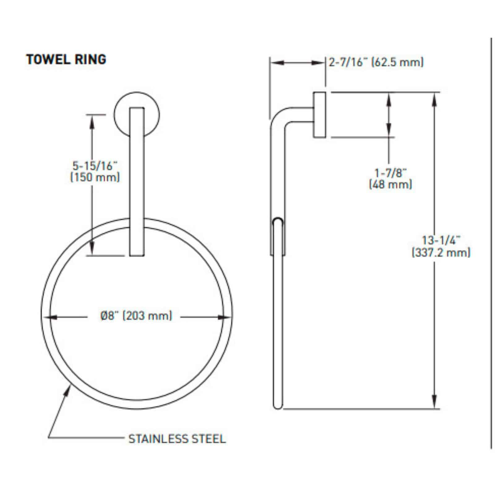 taymor bitter suite towel ring