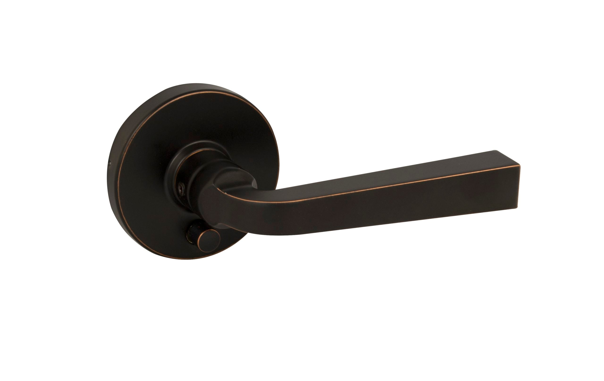 Taymor Wells Round Rosette interior door lever, Modern style