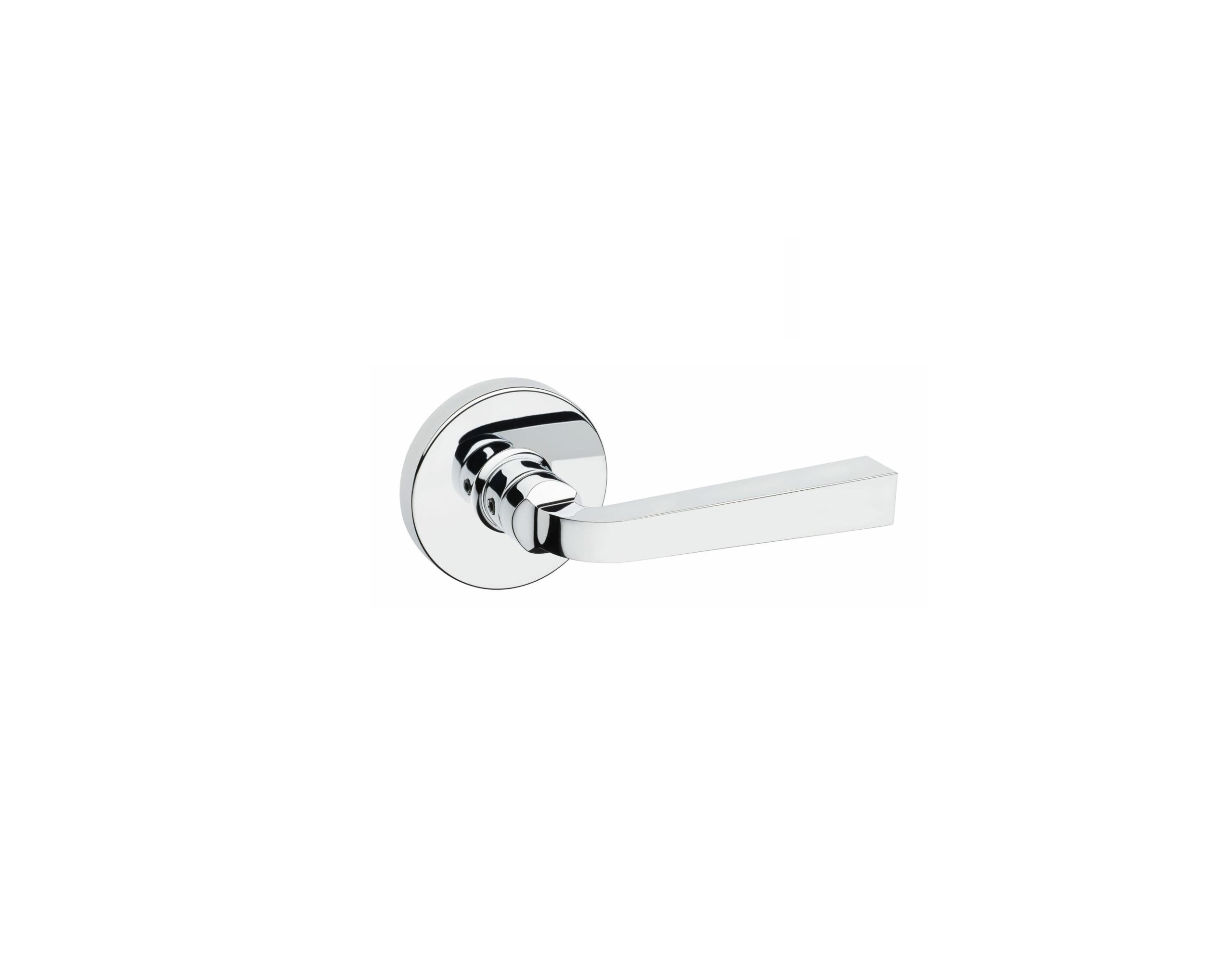 Taymor Wells Round Rosette interior door lever, Modern style