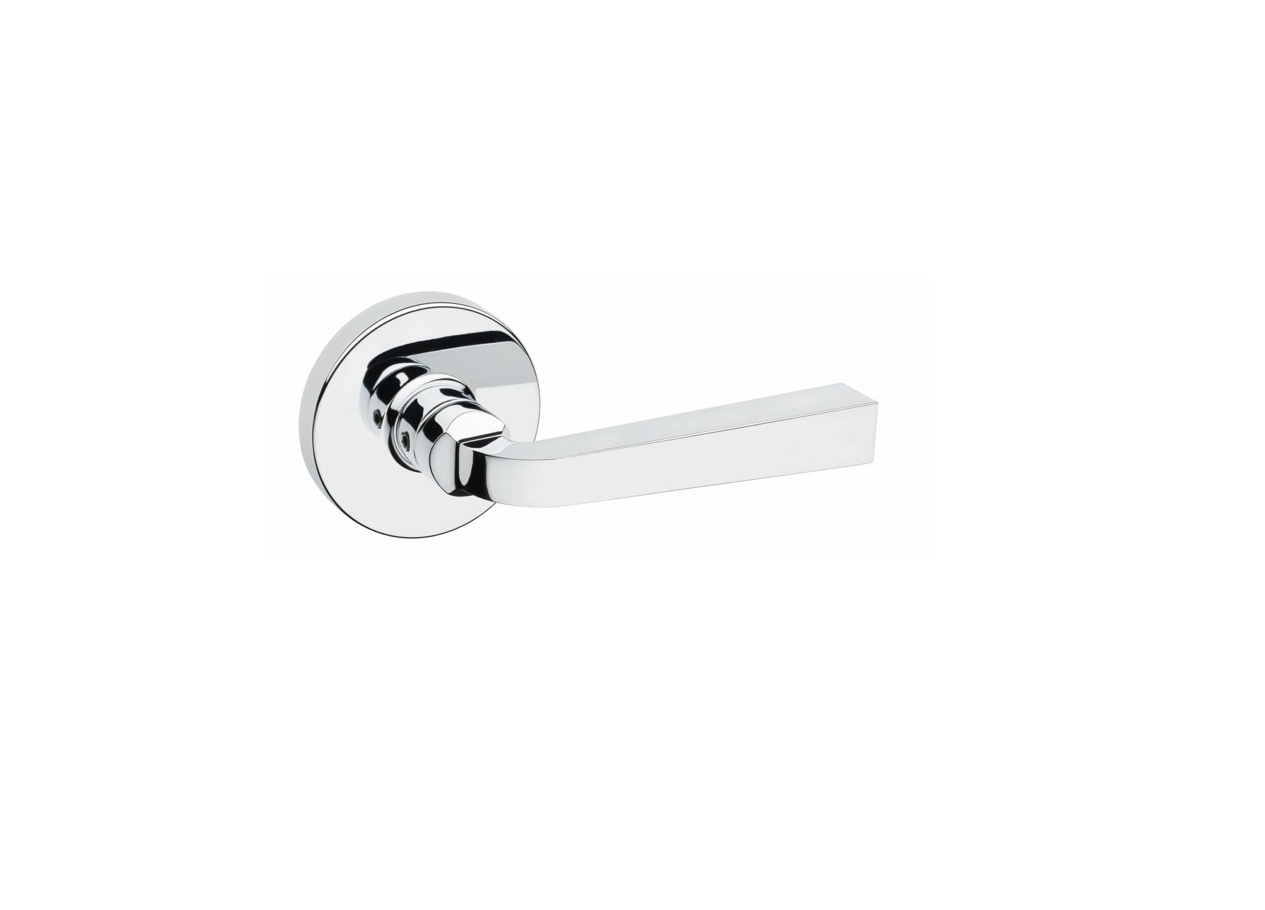 Taymor Wells Round Rosette interior door lever, Modern style