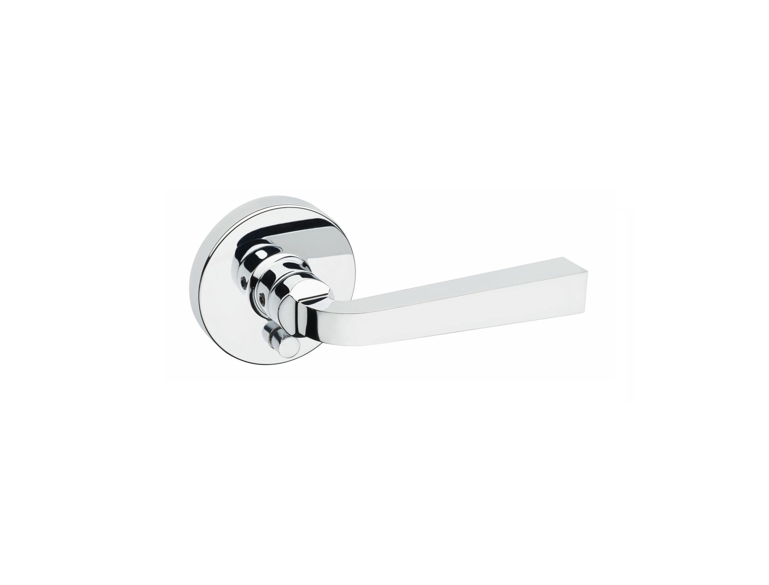Taymor Wells Round Rosette interior door lever, Modern style