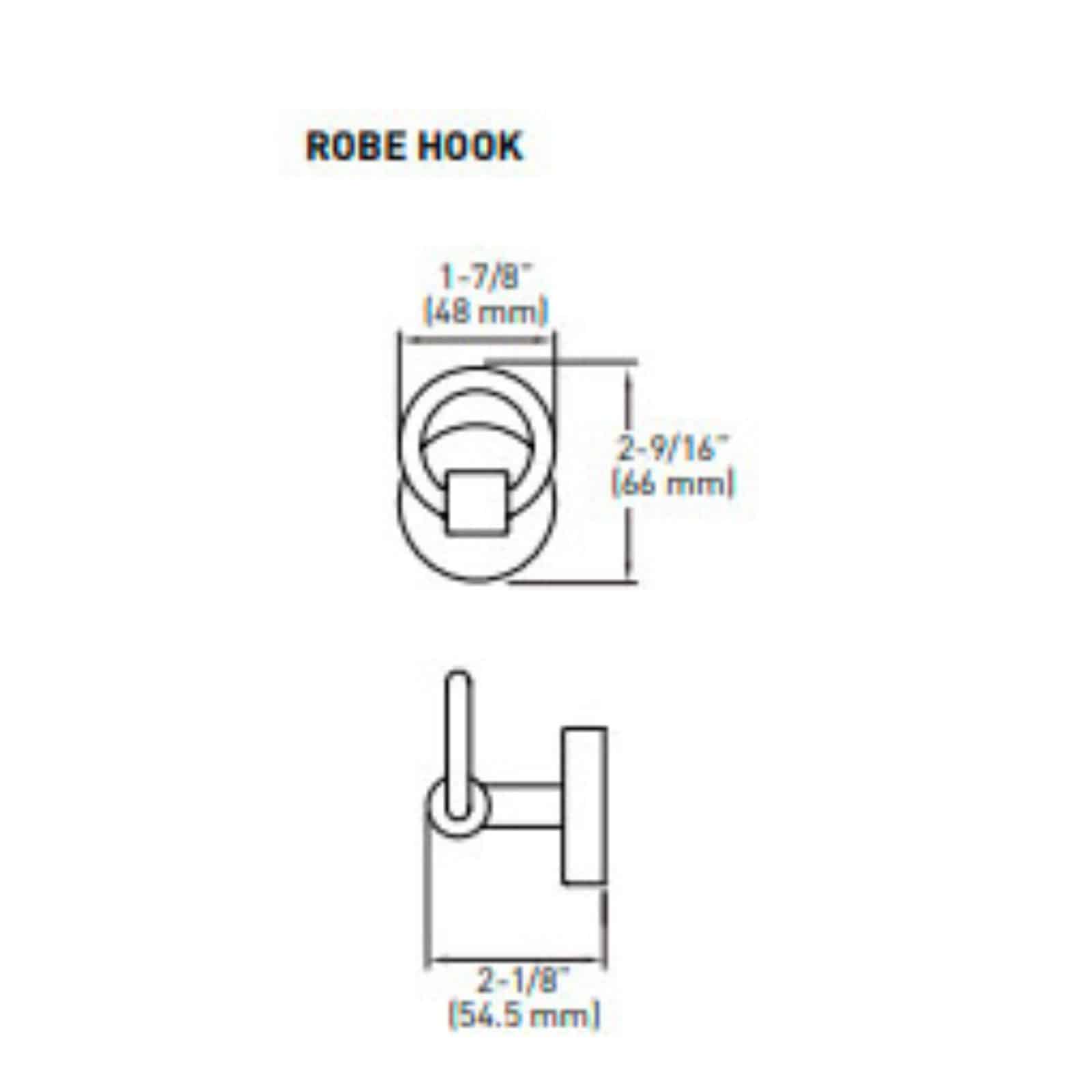 taymor bitter suite single robe hook