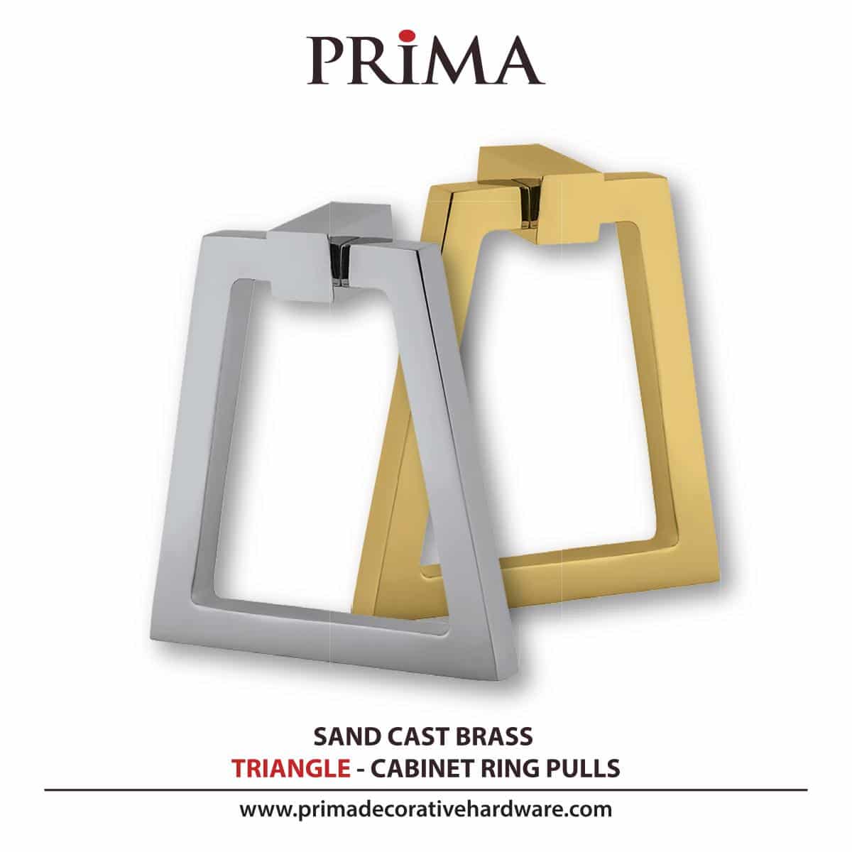 Anneau de traction triangulaire 2"x 3" x 4"