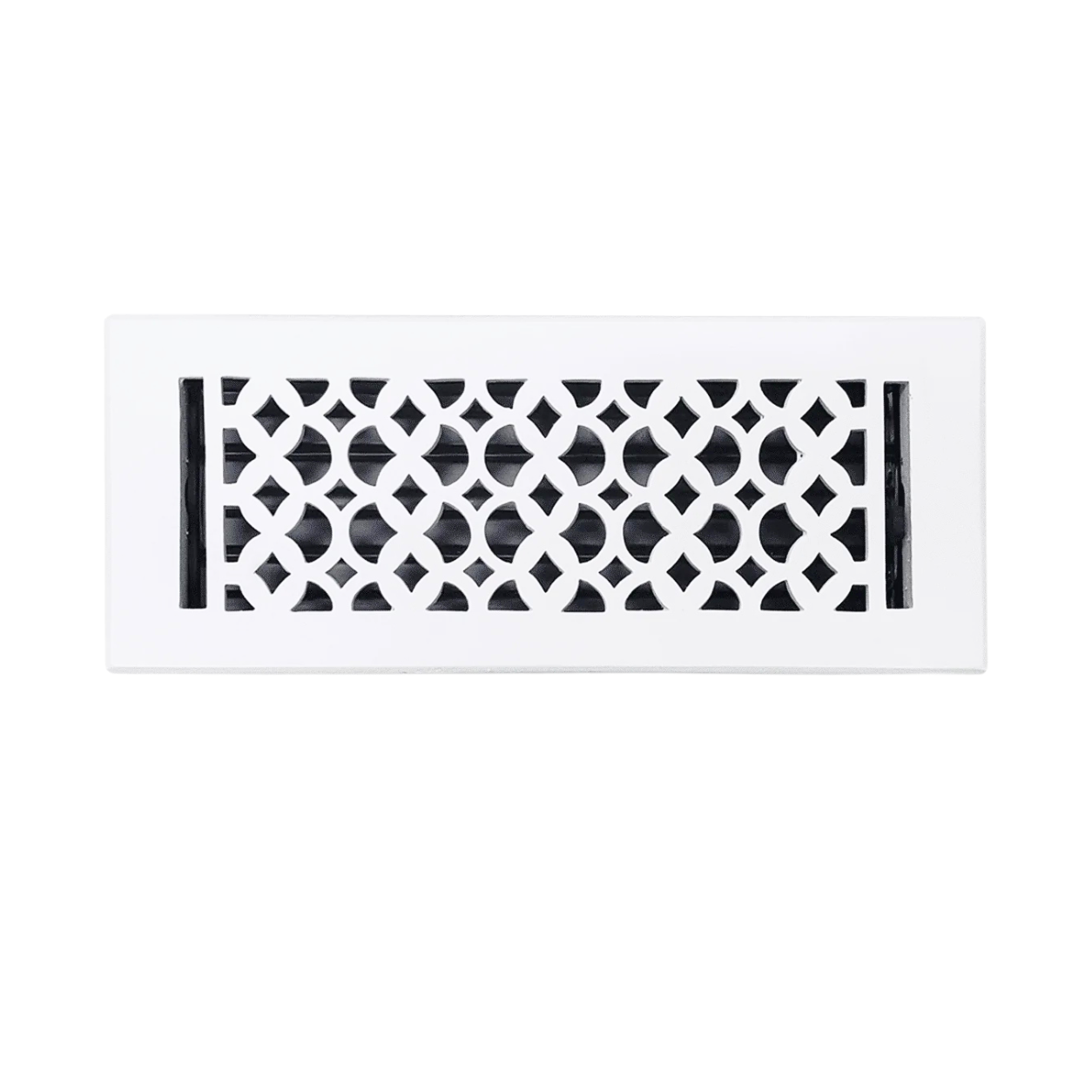 White color of floor register in a white background
