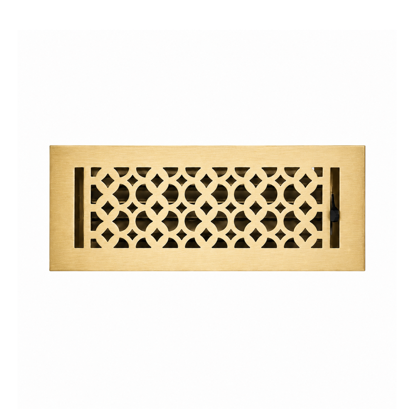 Floor register color brushed gold