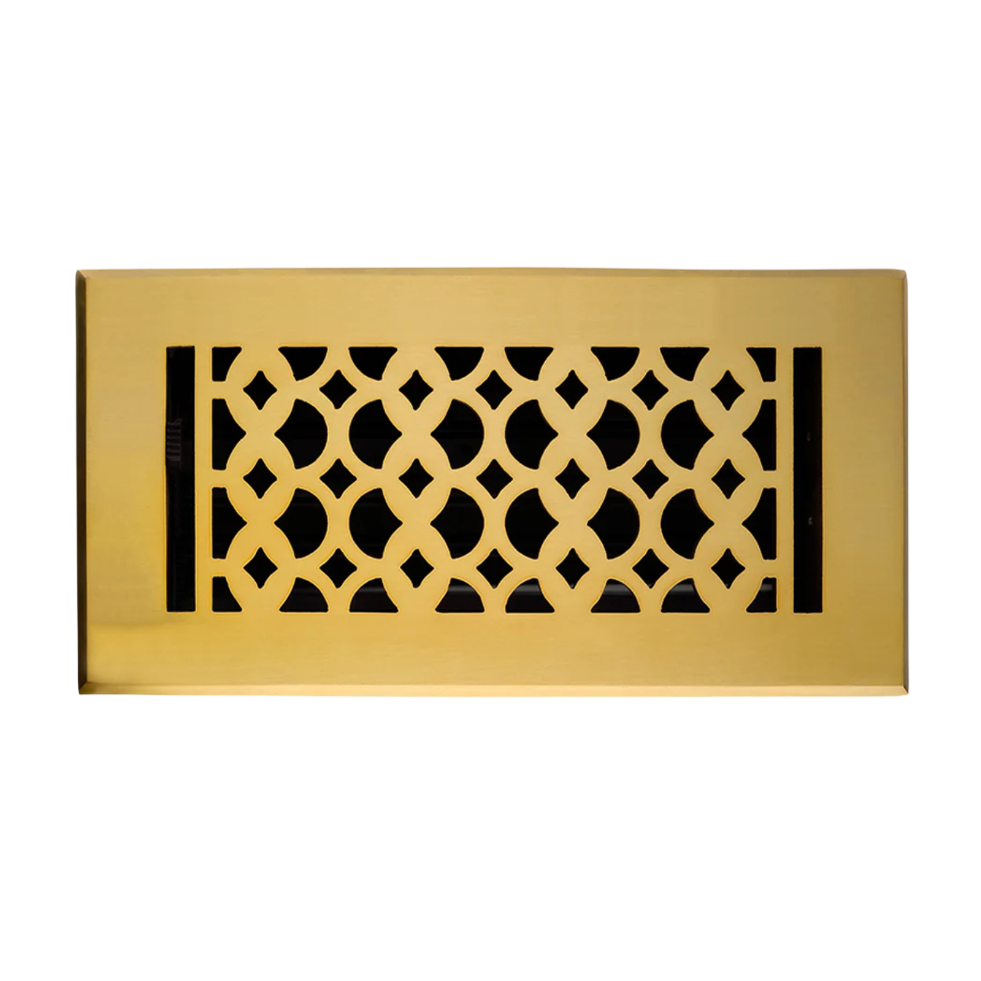 Floor register brushed gold