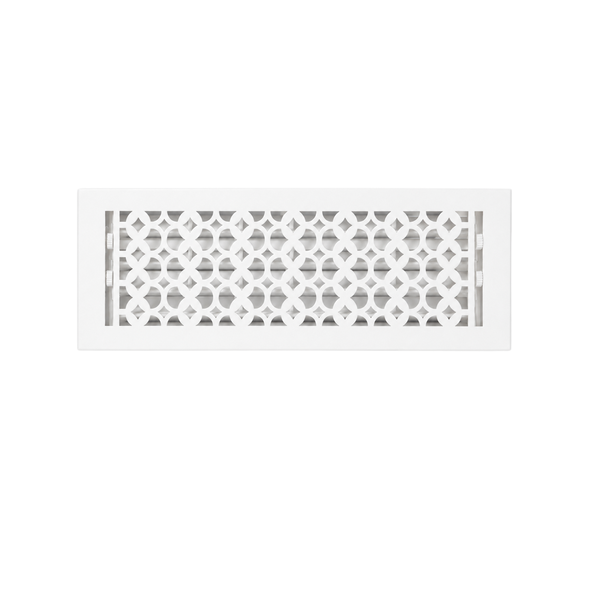 Floor Register 6x18 color white in a white background. 