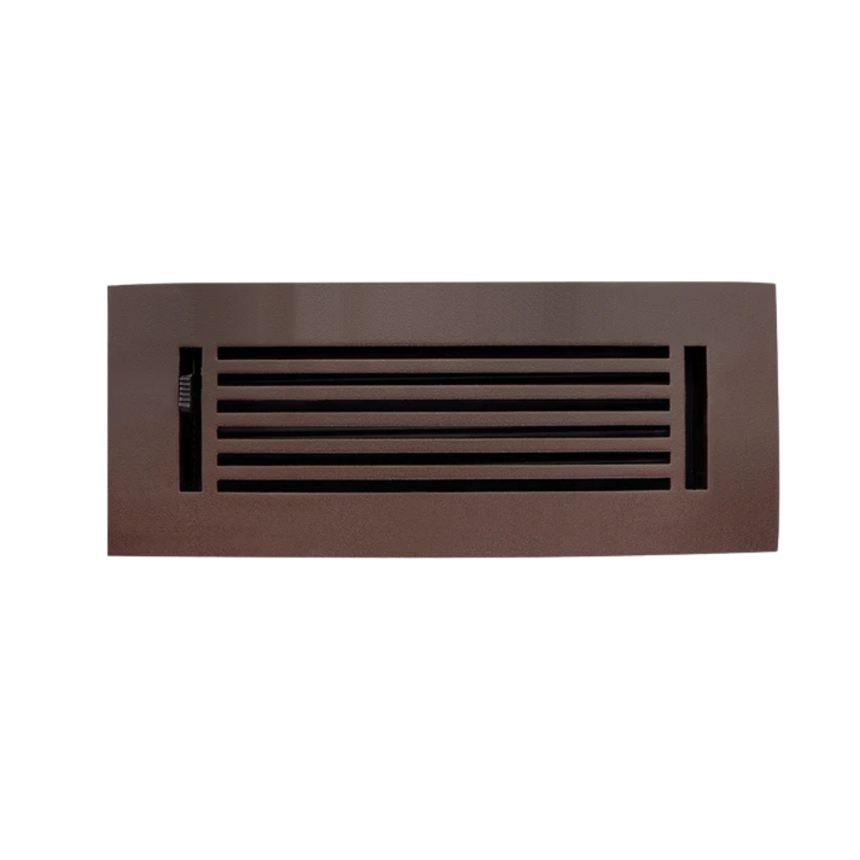 Bronze metal air vent on a white background