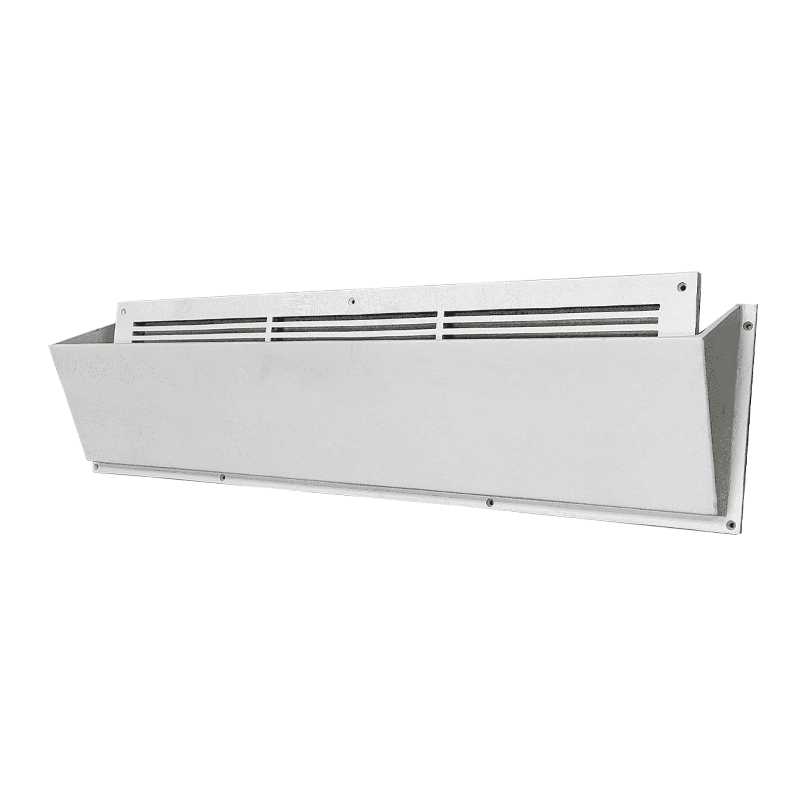Floor Vent Air Deflector / Diverter – 30″, Covers Mostly 4″X30″, 6″X30″ And 8″X30″, Vent Duct Openings, Decorative HVAC Duct Cover - Heavy Duty Cast Aluminum Metal Powder Coated Re-Paintable For Floors and Wall - Modern Design