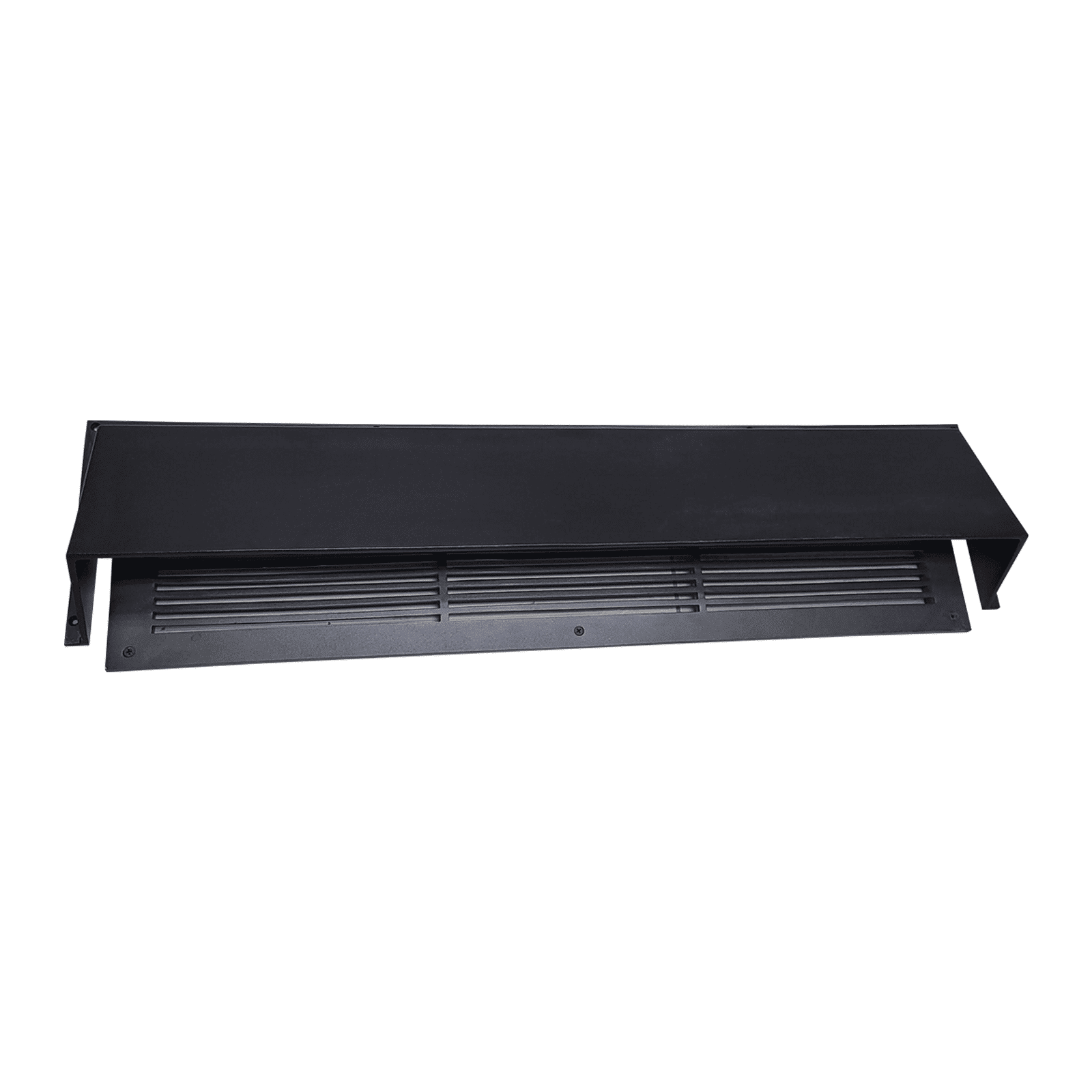 Floor Vent Air Deflector / Diverter – 30″, Covers Mostly 4″X30″, 6″X30″ And 8″X30″, Vent Duct Openings, Decorative HVAC Duct Cover - Heavy Duty Cast Aluminum Metal Powder Coated Re-Paintable For Floors and Wall - Modern Design