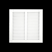 Grille de retour d'air 1 RA 10"x10" pour mur latéral et plafond