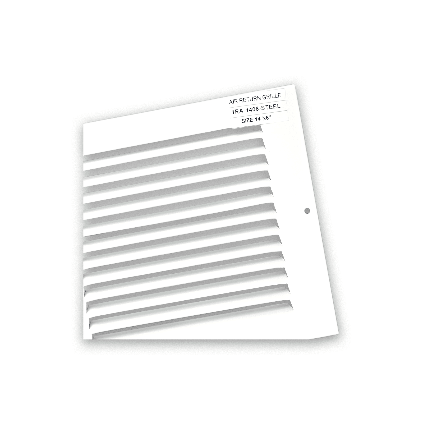 Grille de retour d'air 1 RA 14"x6" pour mur latéral et plafond