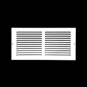 Grille de retour d'air 1 RA 14"x6" pour mur latéral et plafond