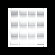 Grille de retour d'air 1 RA 16"x16" pour mur latéral et plafond