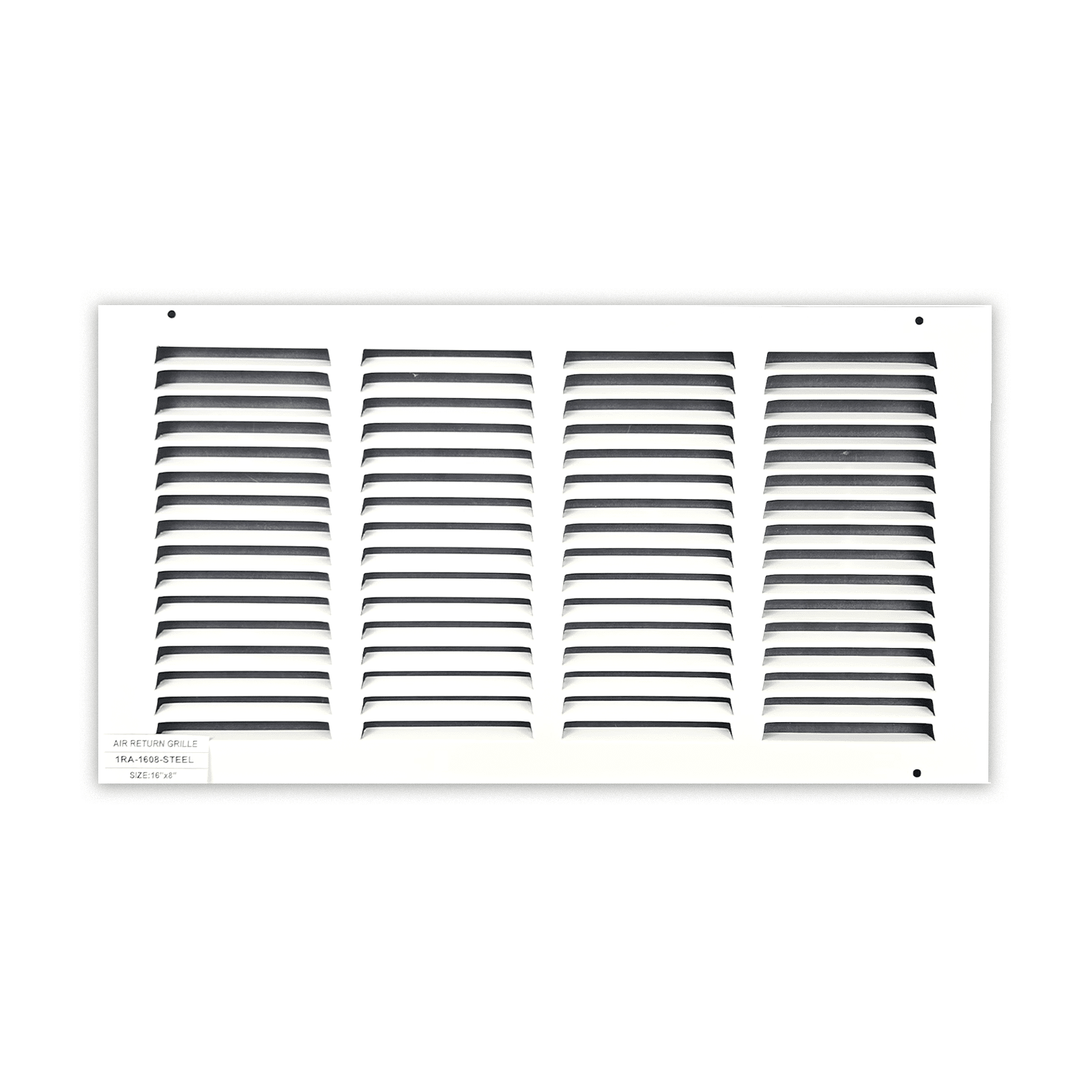 Grille de retour d'air 1 RA 16"x8" pour mur latéral et plafond