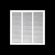 Grille de retour d'air 1 RA 18"x18" pour mur latéral et plafond