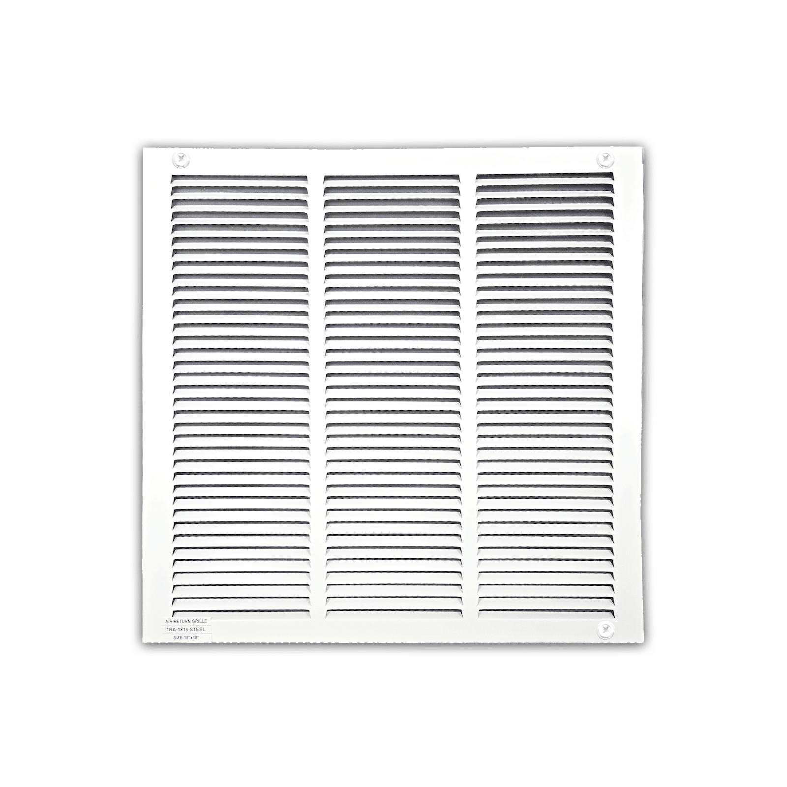 Grille de retour d'air 1 RA 18"x18" pour mur latéral et plafond