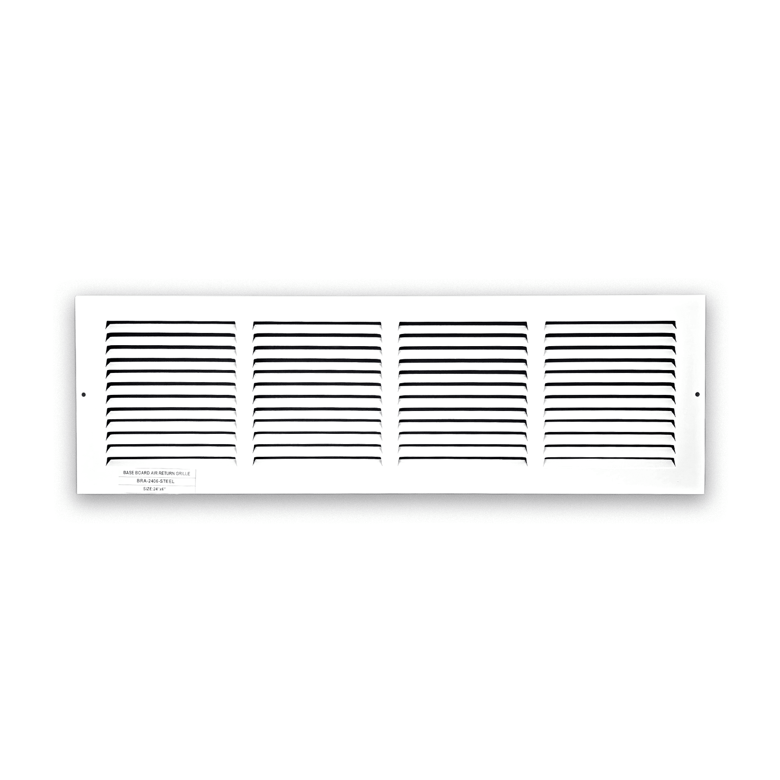 Grille de retour d'air 1 RA 24"x6" pour mur latéral et plafond