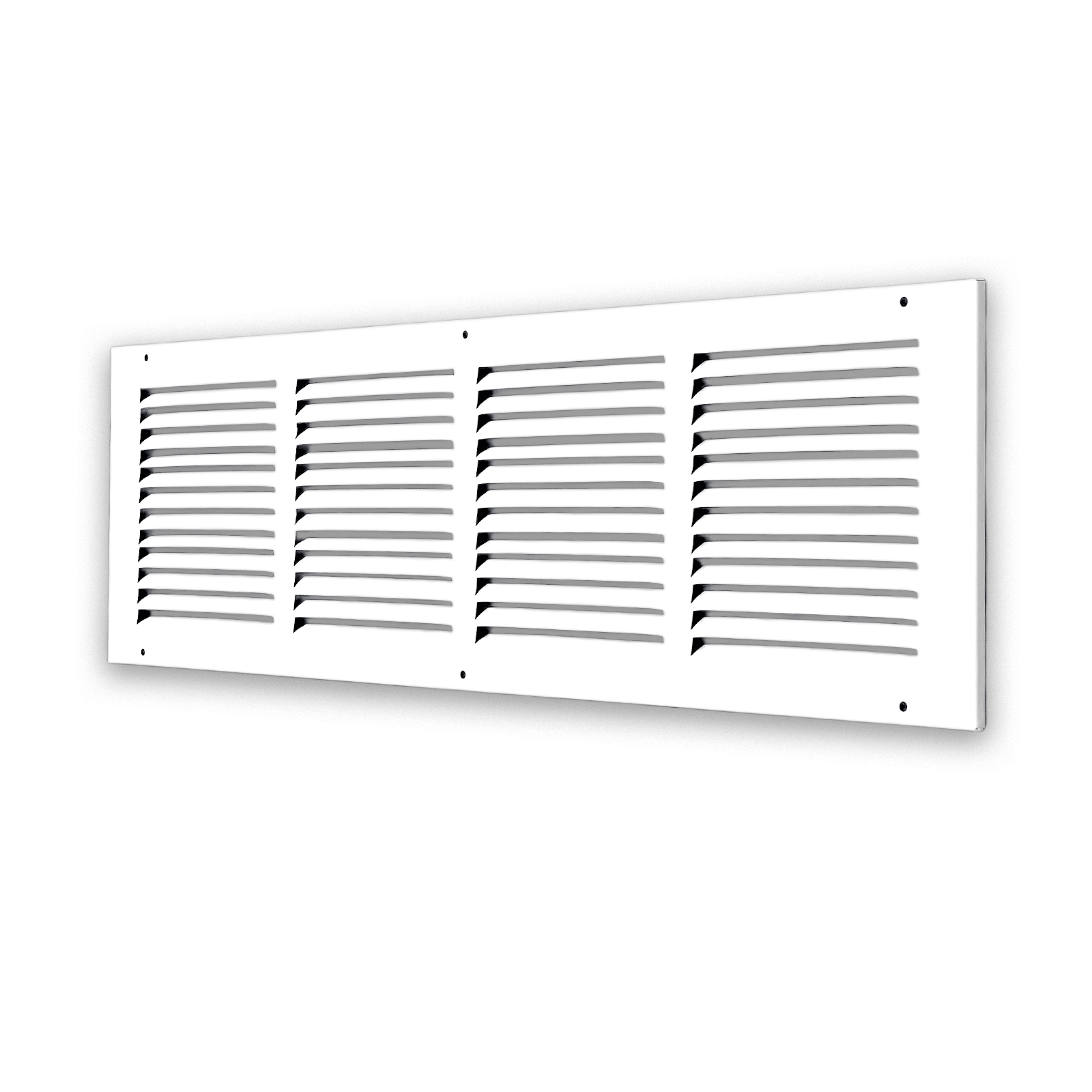 Grille de retour d'air 1 RA 24"x6" pour mur latéral et plafond