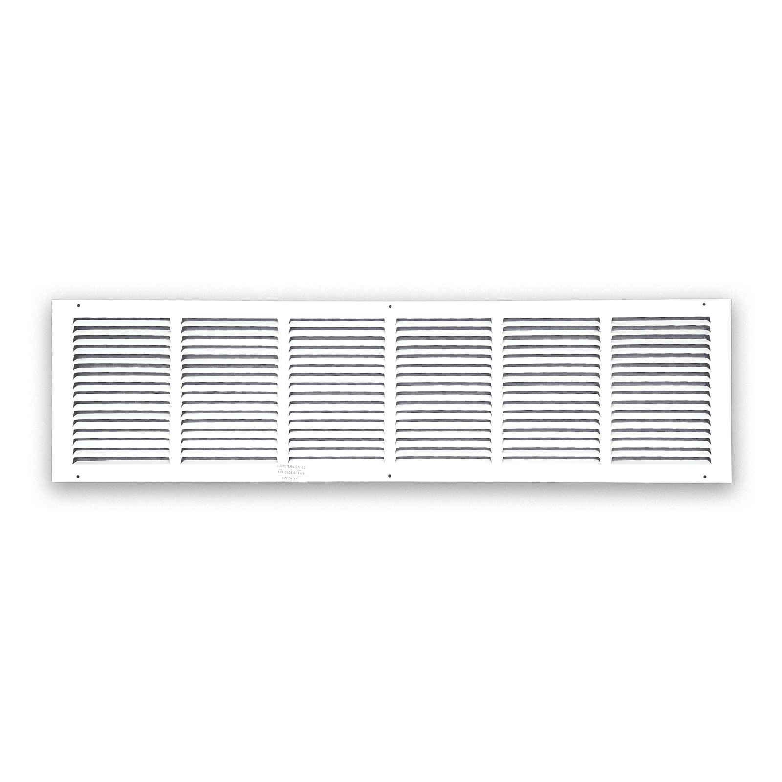Grille de retour d'air 1 RA 36"x8" pour mur latéral et plafond