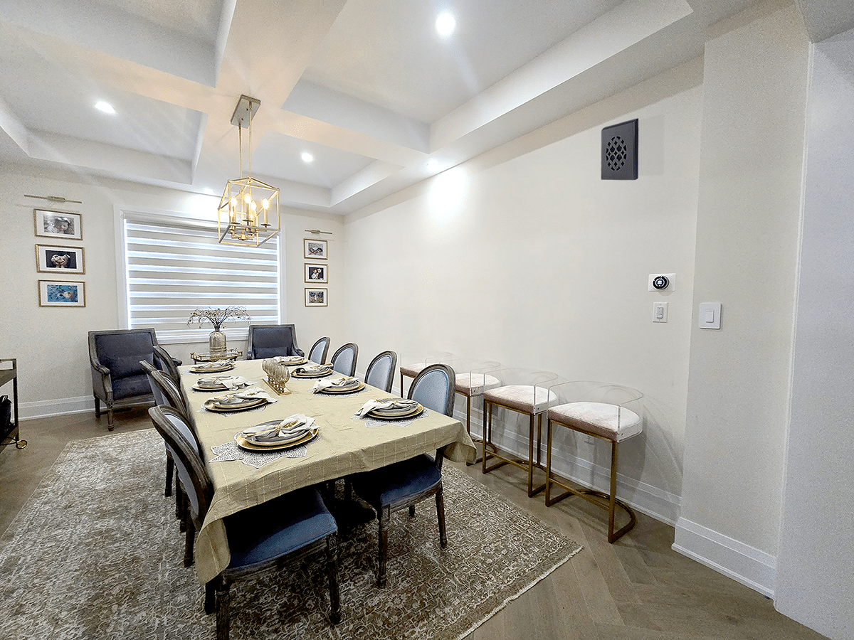 Grille d'aération ronde 4,5" | Aluminium moulé | Plaque supérieure carrée 6"x6" (Design VR100)