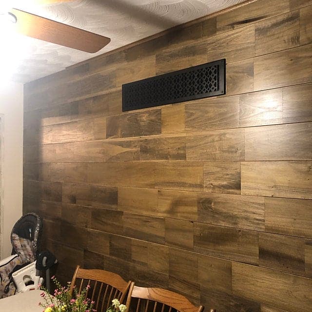 Air Return Grill 6″ X 24″ VR100 With Holes And Matching Screws Top Faceplate Size 8″x 26-1/2″ HVAC Duct Cover Decorative Handcrafted High-Quality Metal – Cast Iron Powder Coated Re-Paintable For Walls, Ceilings, And Floors without Damper