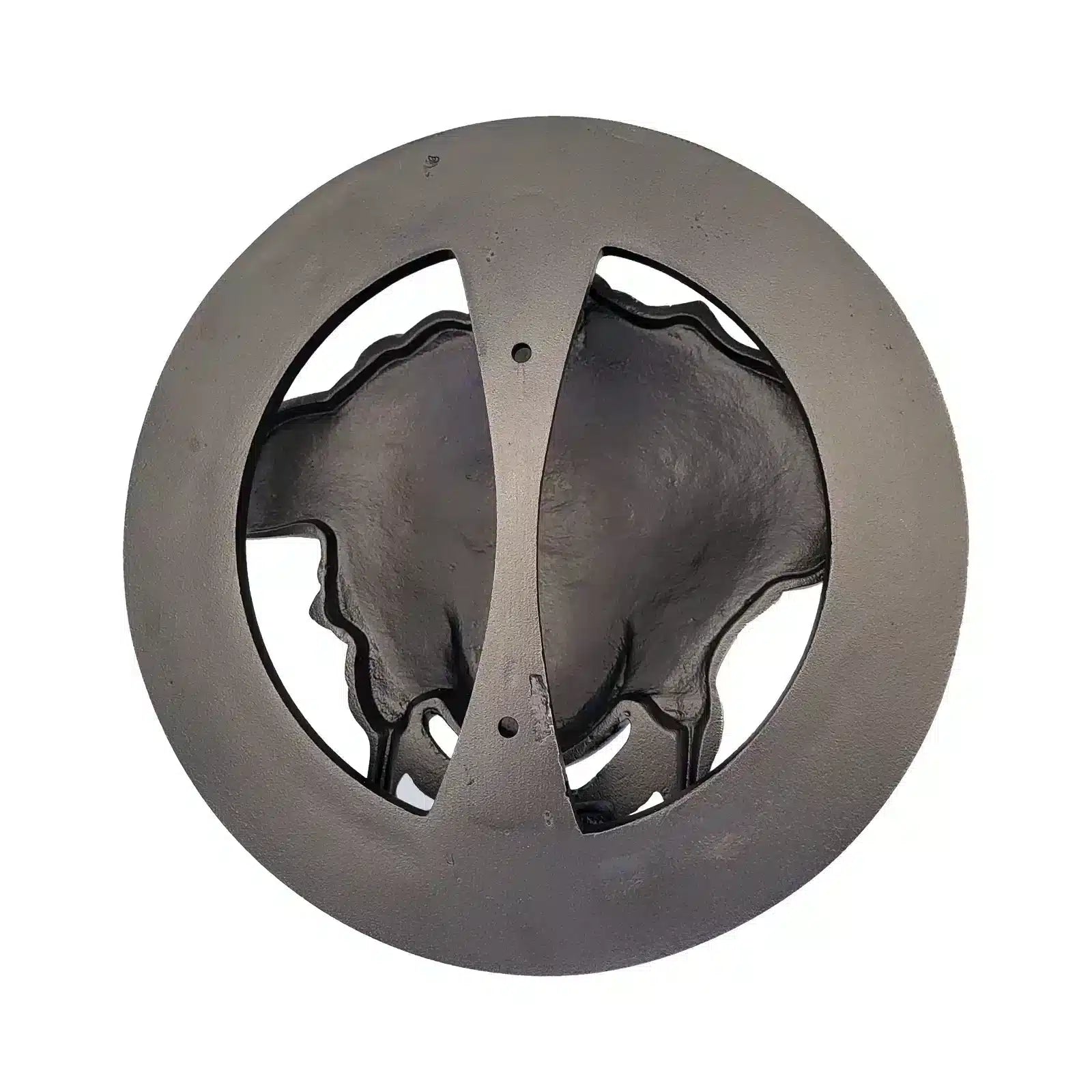 antique pewter medusa door knocker 2