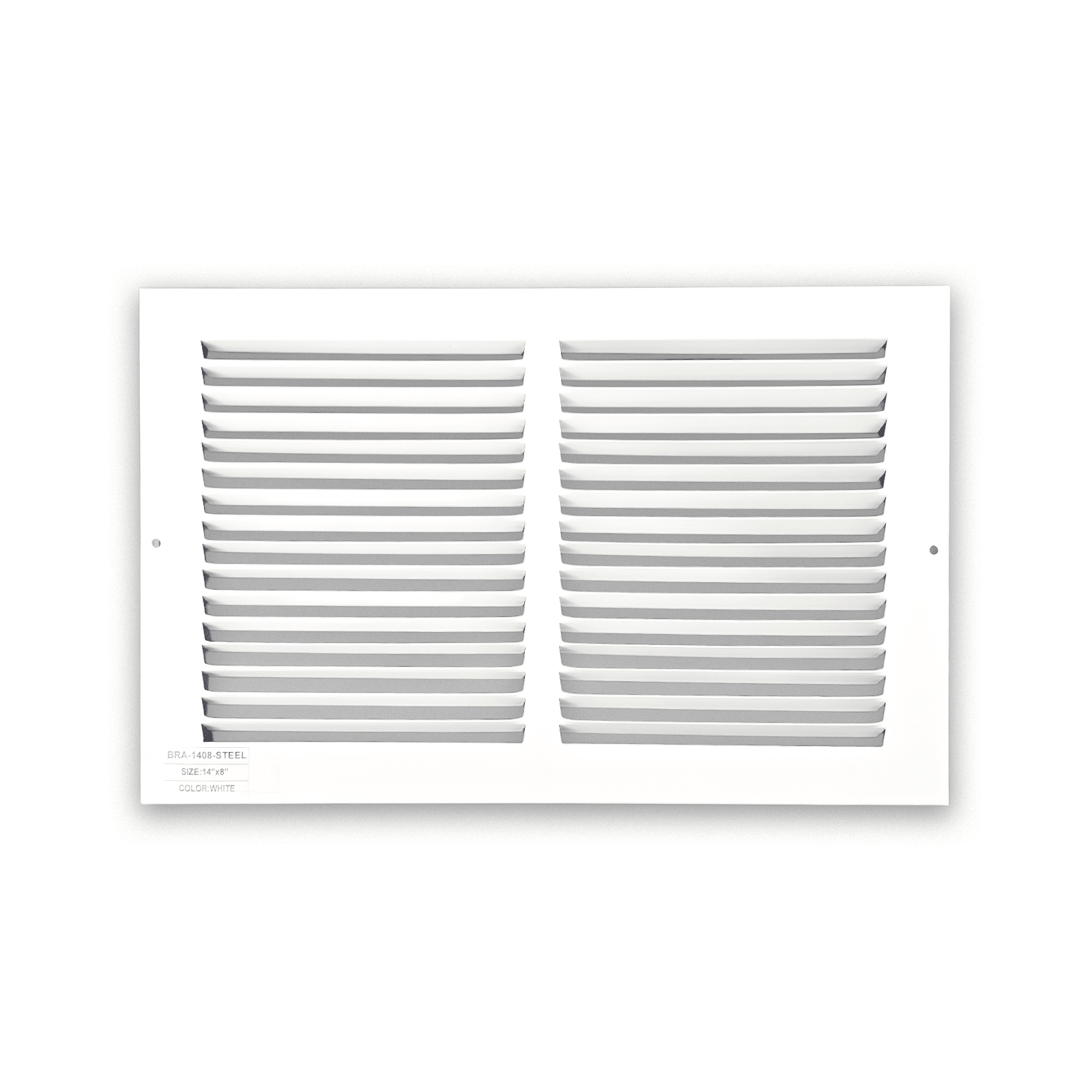 Grille de retour d'air pour plinthe BRA 14"x8"