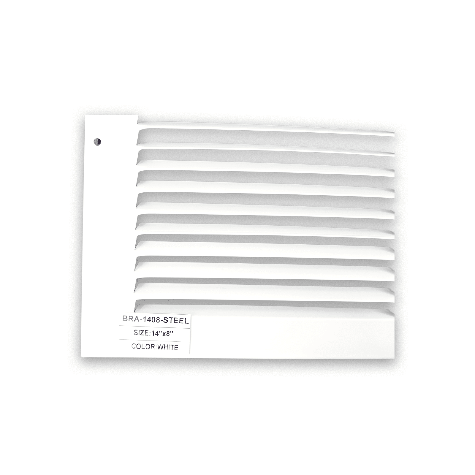 Grille de retour d'air pour plinthe BRA 14"x8"