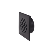 Air Vent Cover Round 4″ Grill | Cast Aluminum | Top square Faceplate 5.5″x5.5″ (Design VR100)