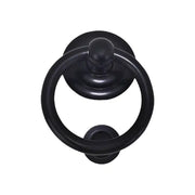 Brass Door Knockers with Black Finish for Door 4"