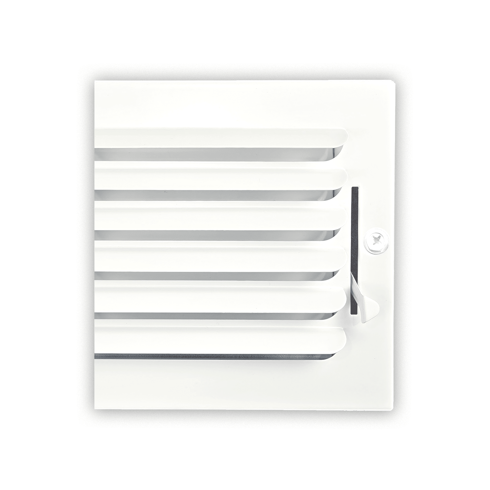 Ceiling and Sidewall Grille White 14"x8" - Steel 1CB Curved Blade one Way Register