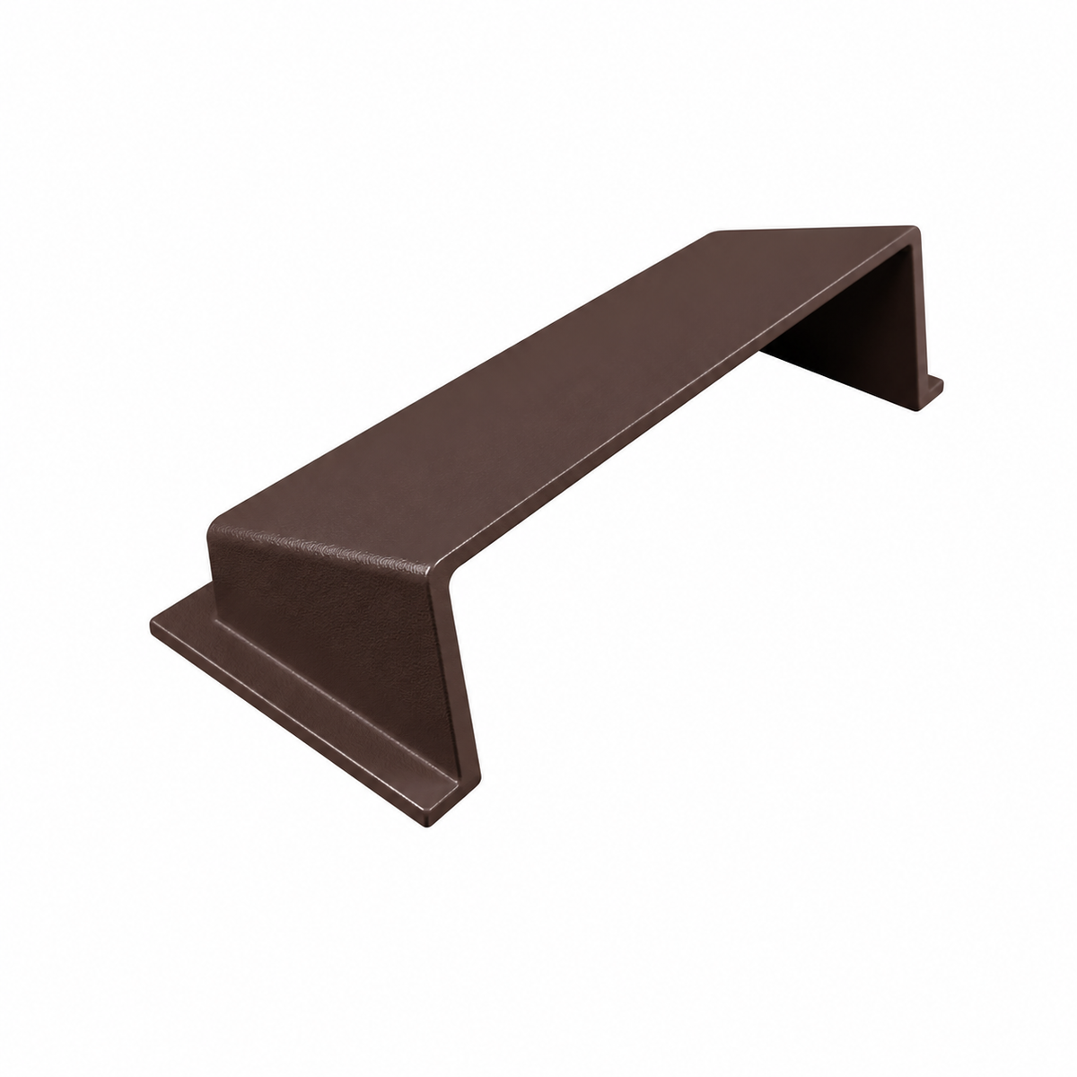Brown deflector in a white background