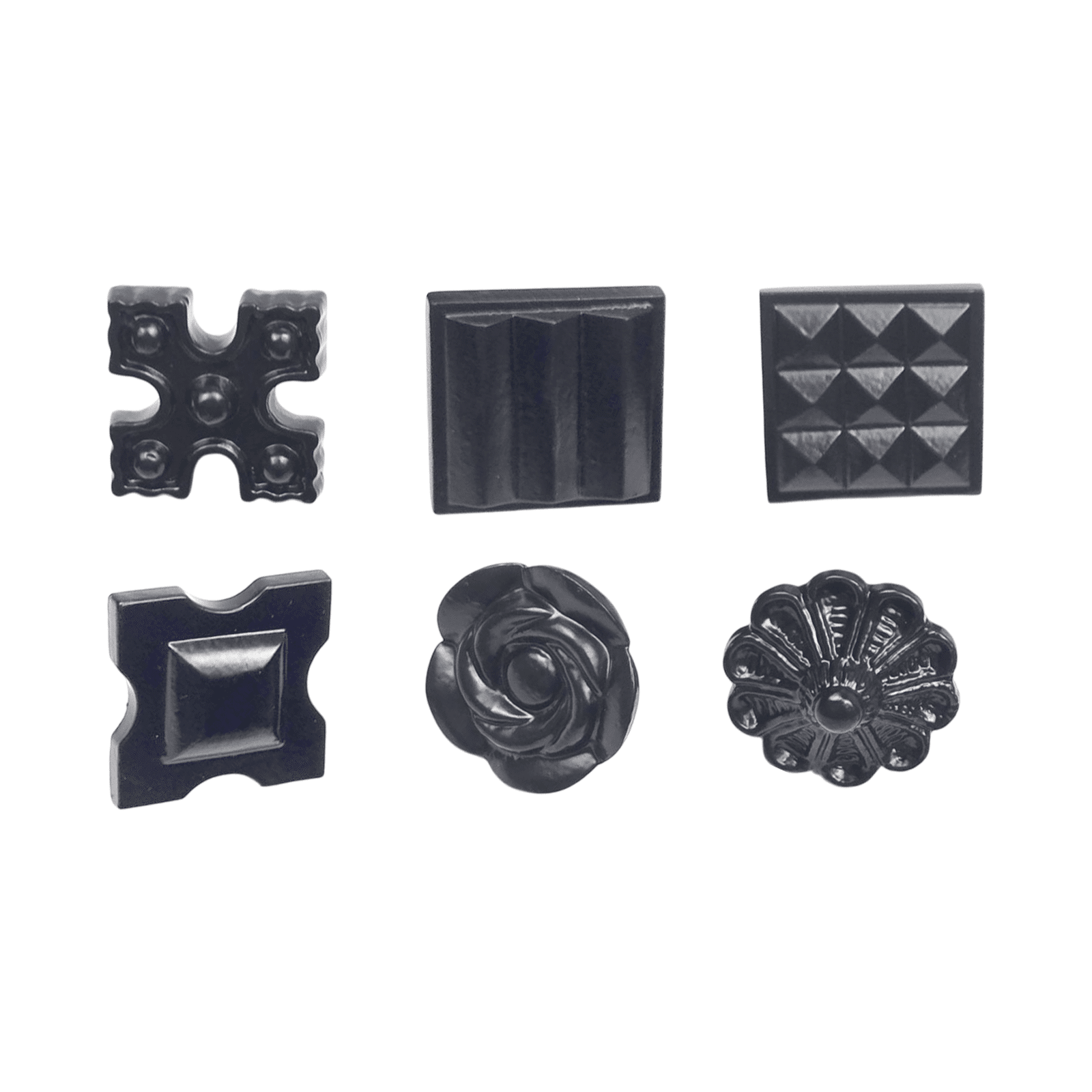 Clous décoratifs carrés - Clous à clous en forme de grille pyramidale audacieuse pour portes, meubles, armoires et portails, clôtures de jardin et meubles rustiques
