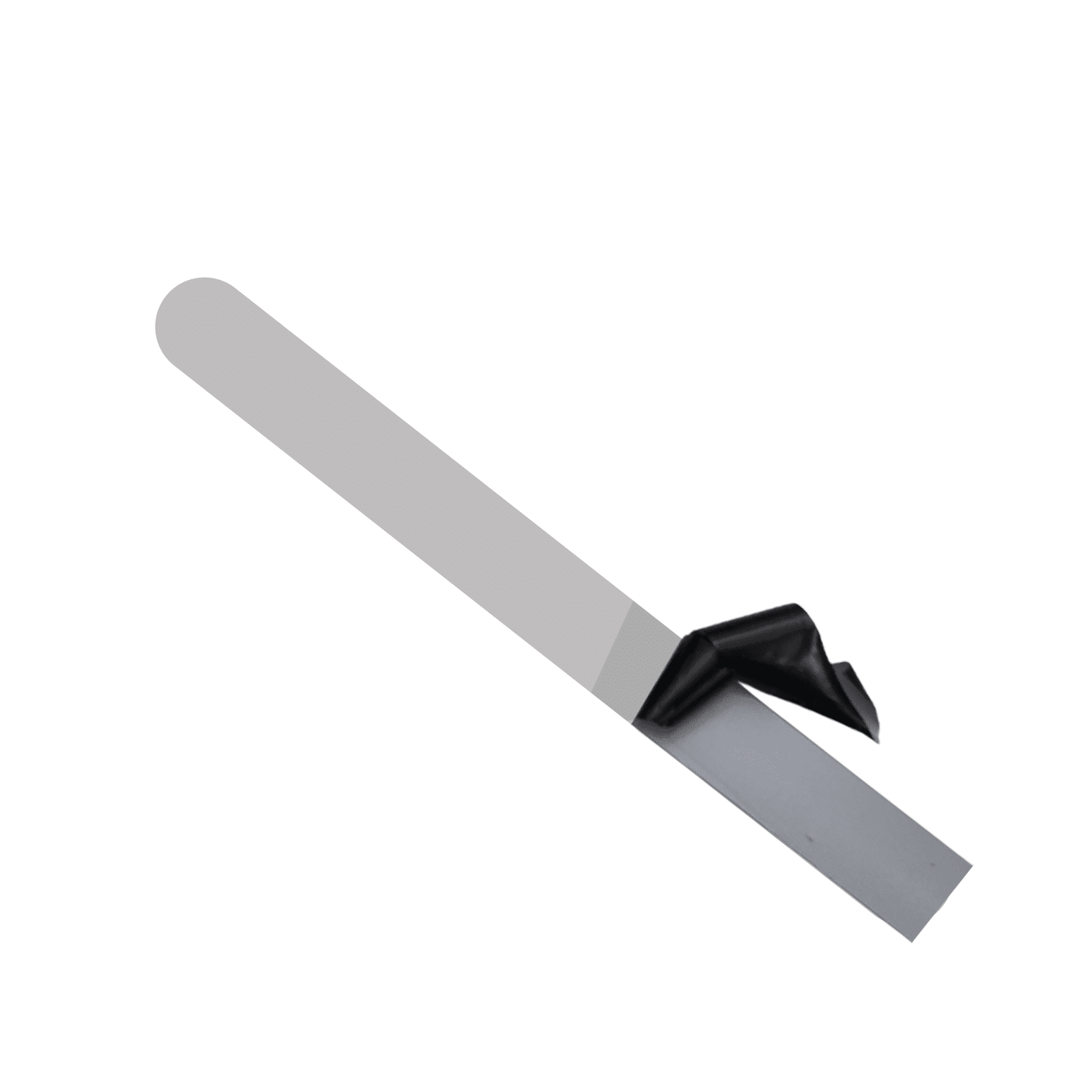 decorative stainless steel flat inlay strip, one side round, other side rectangular head 240.00 cm (94.50 inches /7.85 ft)