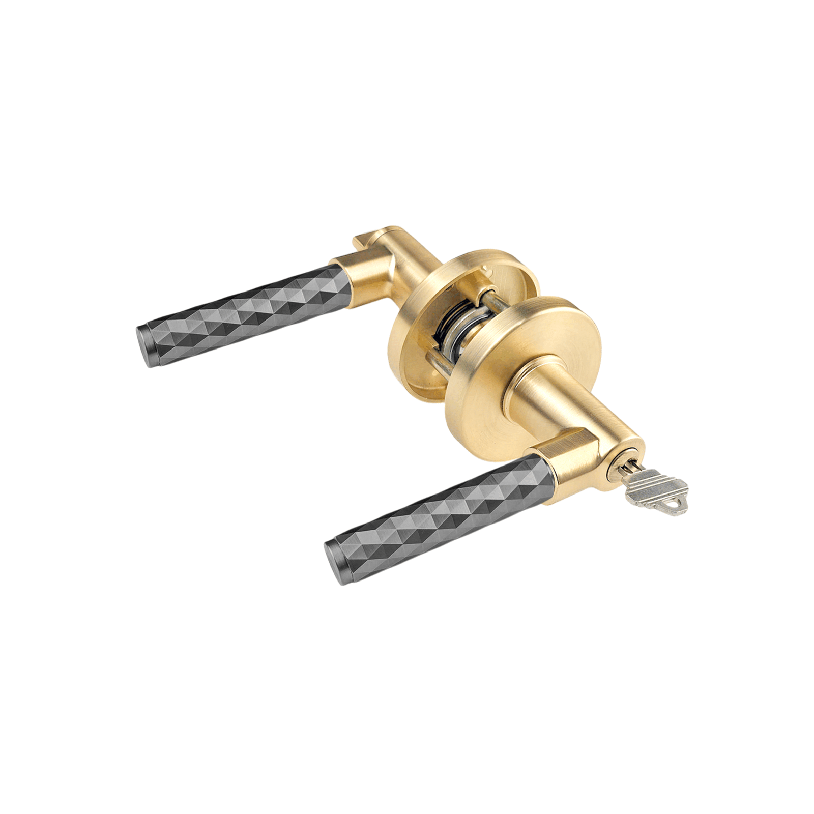 Interior Door Handle - DYANA ( Diamond Design) Round