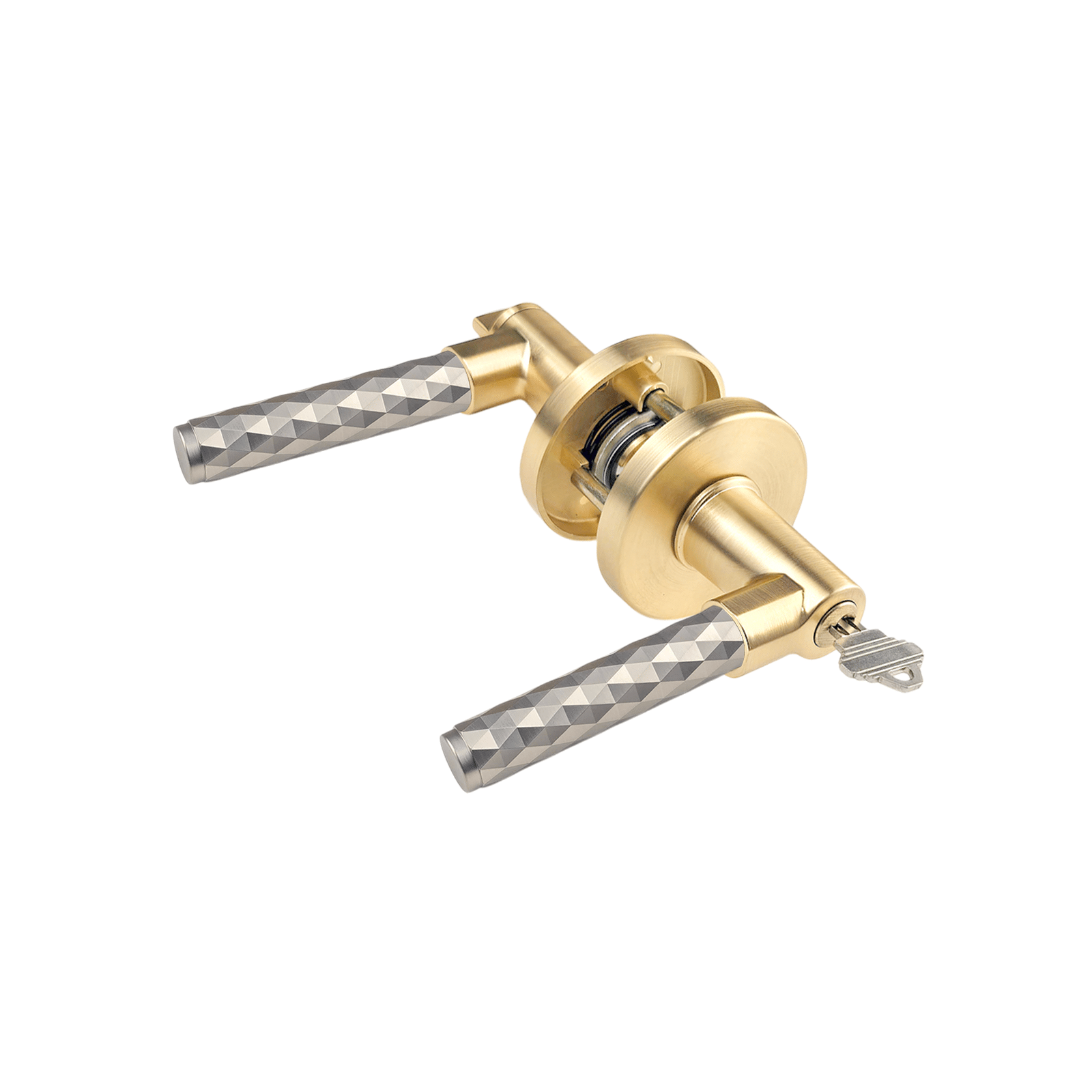 Interior Door Handle - DYANA ( Diamond Design) Round