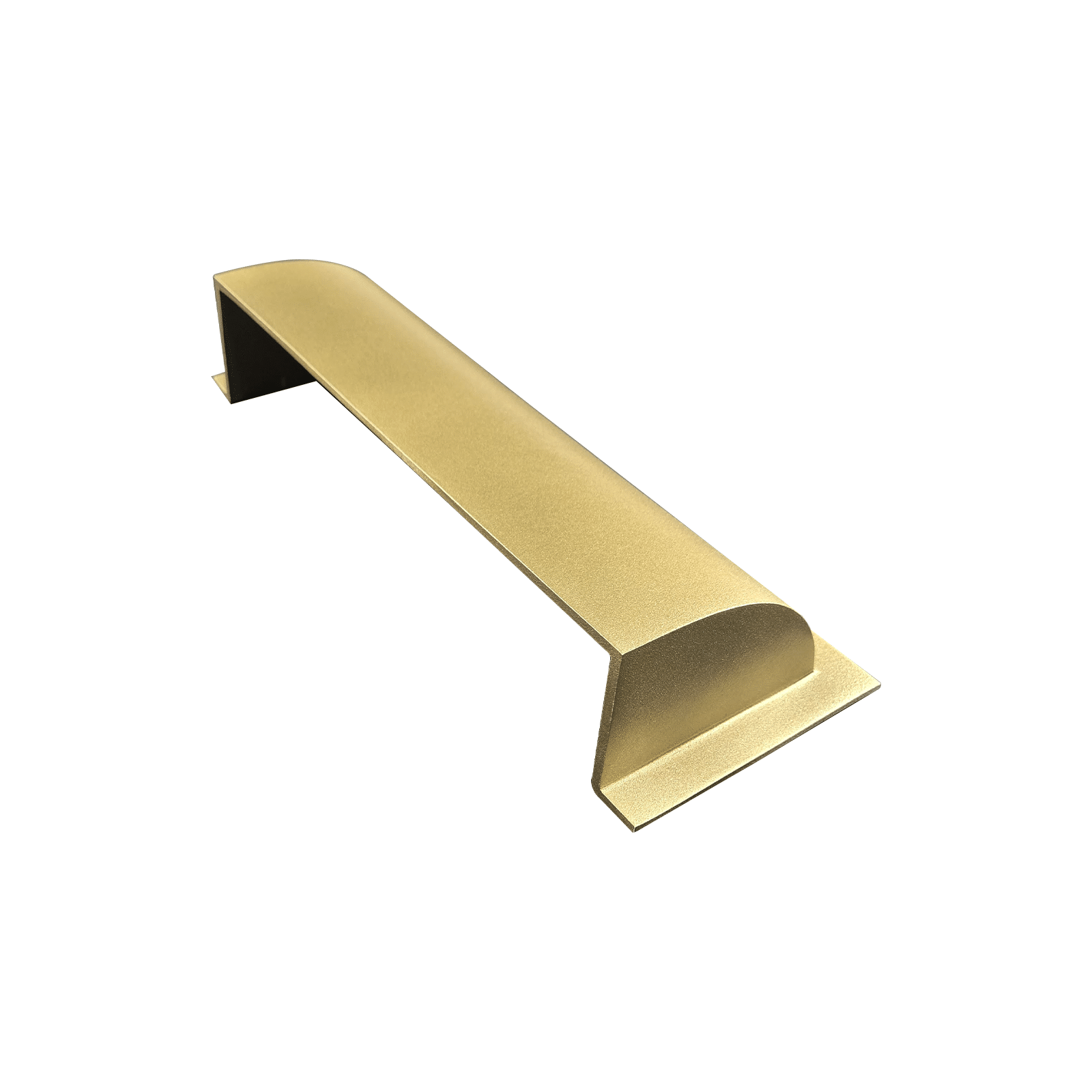 Metal Floor Vent Air Deflector 4″x10″- cast Aluminum HVAC Diverter fits on 2″x 10″, 3″x 10″, 4″x10″ and 6″x 10″ Vents. Heavy - duty Vent Cover for Vents Under Furniture, Beds, Sofas, or Curtains - Dome Design Matte Gold