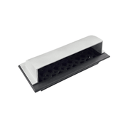 Metal Floor Vent Air Deflector 4″x10″- cast Aluminum HVAC Diverter fits on 2″x 10″, 3″x 10″, 4″x10″ and 6″x 10″ Vents. Heavy - duty Vent Cover for Vents Under Furniture, Beds, Sofas, or Curtains - Dome Design Matte Silver