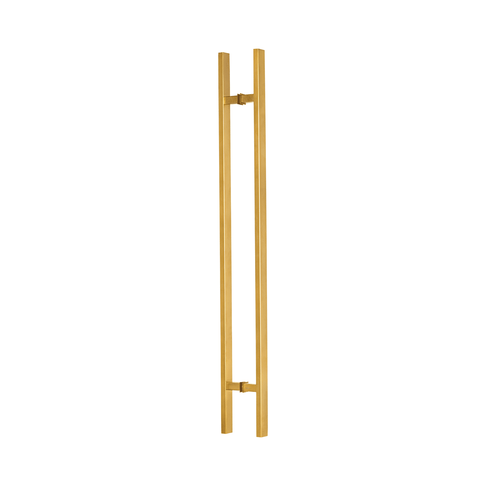 Poignée de porte d'entrée dos à dos de 91 cm (36 po) – Modèle rectangulaire « H », style échelle moderne | Acier inoxydable 304 de qualité supérieure | Finition PVD or