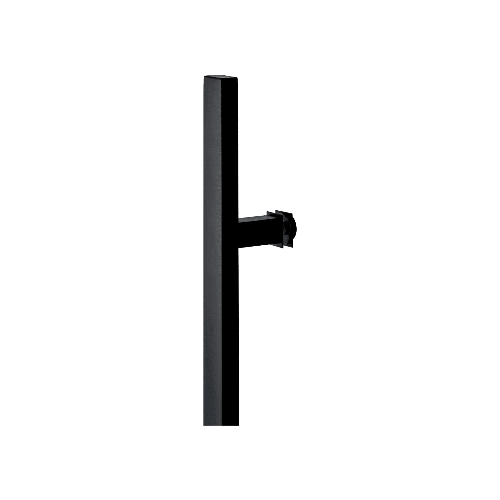 Poignée de porte d'entrée rectangulaire simple face de 48 po – Acier inoxydable 304 de qualité supérieure | Finition noir mat