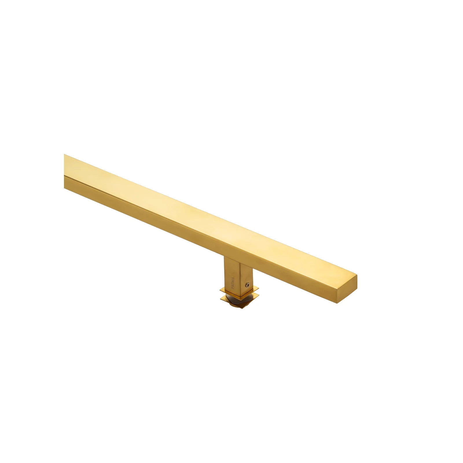 Poignée de porte d'entrée rectangulaire simple face de 60 po – Acier inoxydable 304 de qualité supérieure | Finition PVD or 