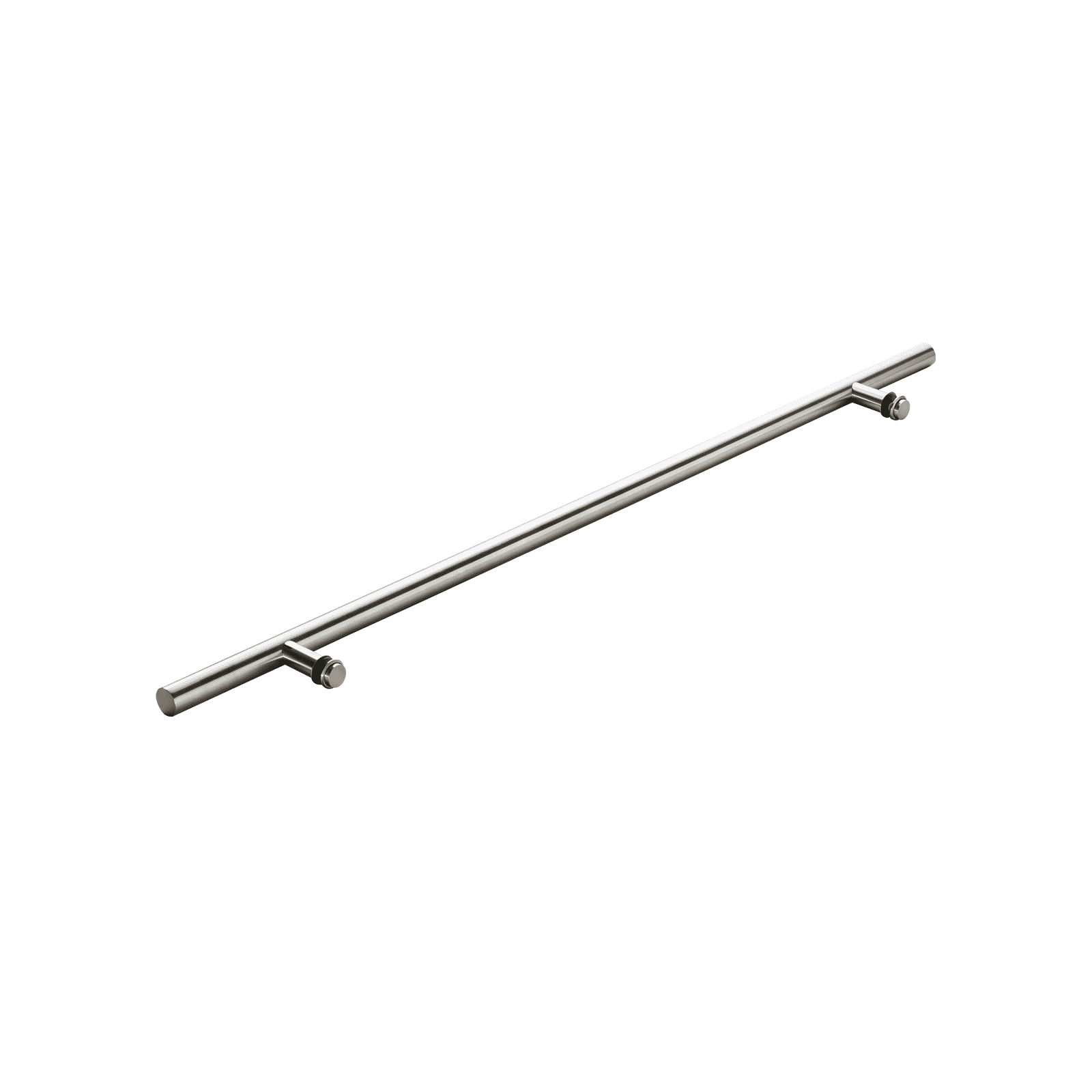 Poignée de porte d'entrée ronde simple face de 91 cm (36 po) – Acier inoxydable 304 de qualité supérieure | Finition brossée satinée